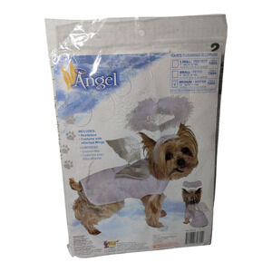 Casual Canine - "Angel Dog Costume" New in Package- Size M - 13" Neck to Tail